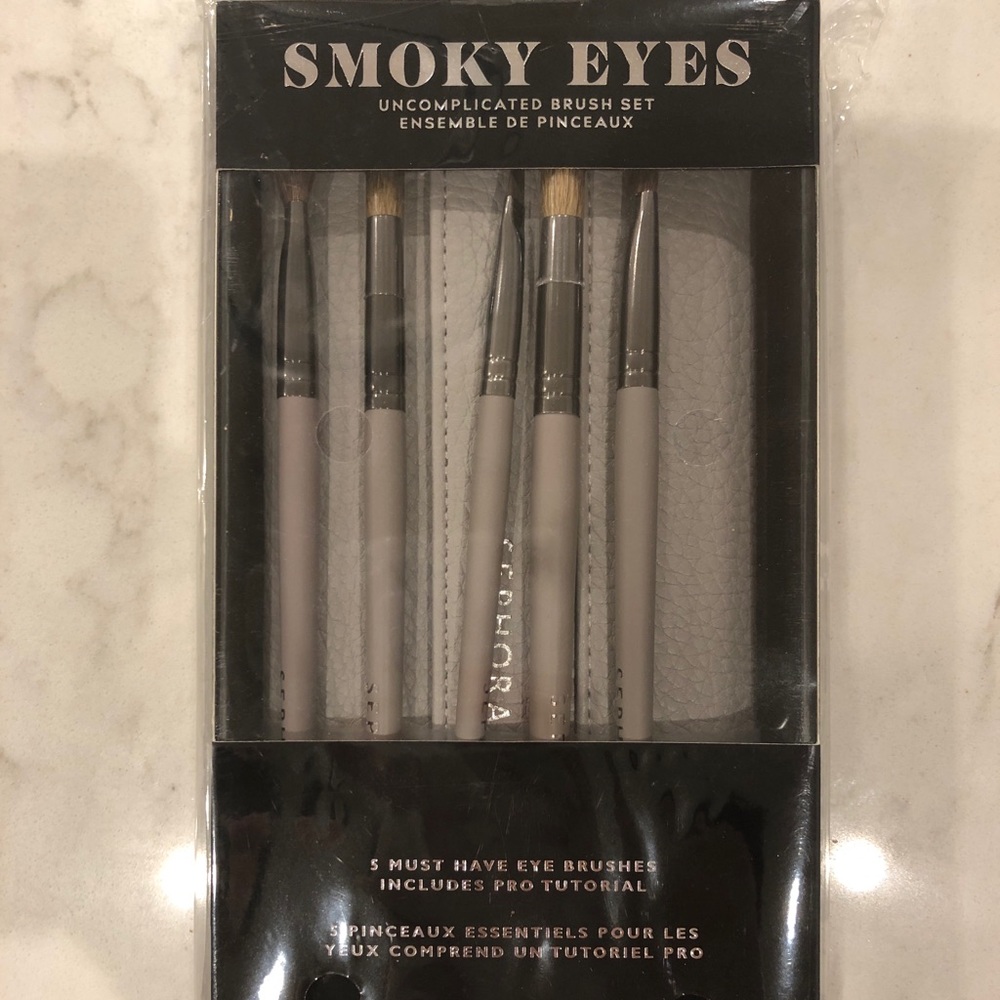 Sephora smoky eyes brushes set